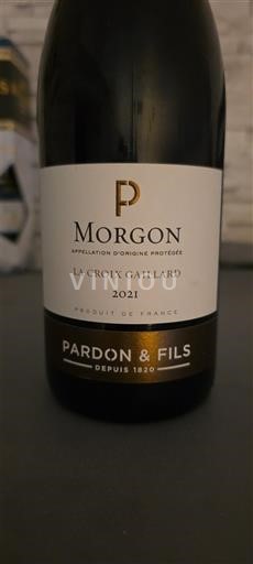 Beaujolais Morgon Pardon & Fils La Croix Gaillard 2021