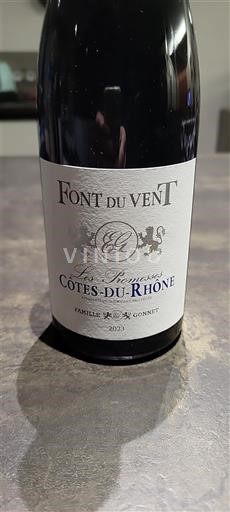 Vallée du Rhône Côtes-du-rhône Font du Vent Les Promesses 2023