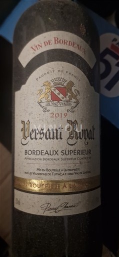 Bordeaux Bordeaux Supérieur Vignerons de Tutiac Versant Royal 2019