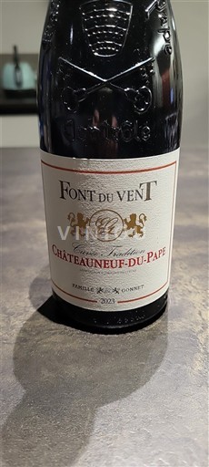 Vallée du Rhône Châteauneuf-du-pape Font du Vent Tradition 2023