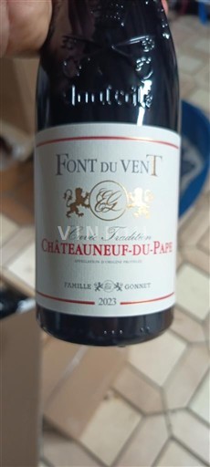 Rhône-dalen Châteauneuf-du-Pape Font du Vent Tradition 2023