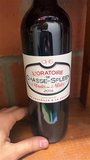 Bordeaux Moulis-en-Médoc Chasse-Spleen L'Oratoire de Chasse-Spleen 2014