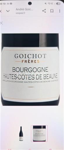 Burgundija Hautes Côtes de Beaune Goichot Frères 2022