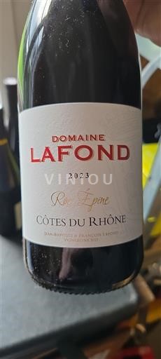 Rhônevallei Côtes-du-rhône Domaine Lafond Roc Épine 2023