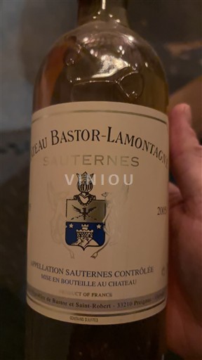 Bordeaux Sauternes Château Bastor-Lamontagne 2015