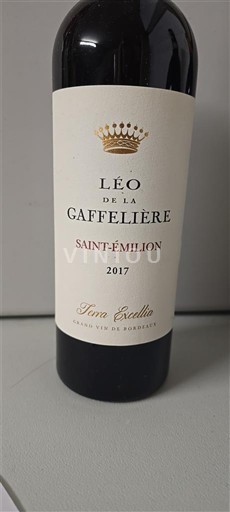 Bordeaux Saint-Émilion Léo de la Gaffelière Terra Excellia 2017