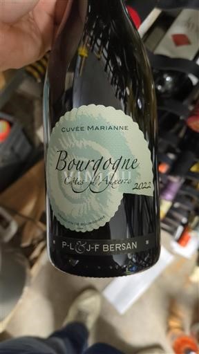 Borgogna Borgogna Côtes d'Auxerre P-L & J-F Bersan Marianne 2022
