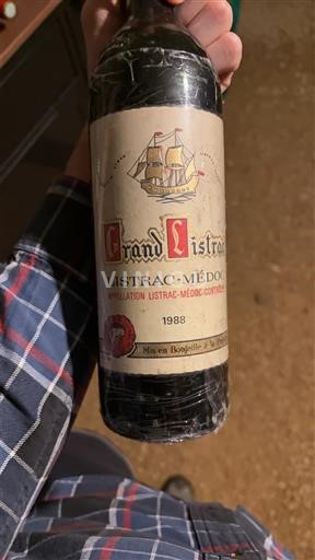 Bordeaux Listrac-Médoc Grand Listrac 1988