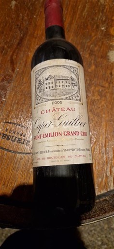 Bordeaux Saint-Émilion Grand Cru Château Capet Guillier 2005