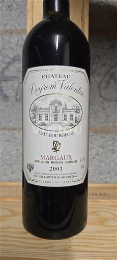Bordeaux Margaux Château Deyrem Valentin 2003