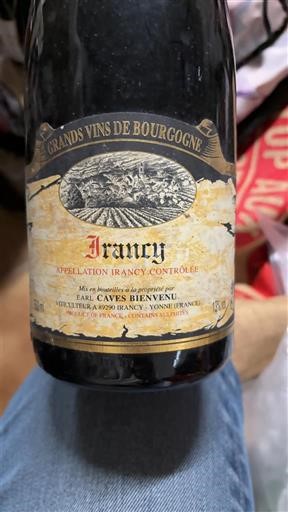 Bourgogne Irancy EARL Caves Bienvenu 2011