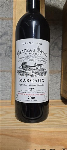 Bordeaux Margaux Château Tayac Cru bourgeois 2000