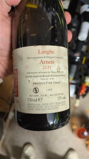 Piemonte Langhe Azienda Agricola Ronchi di Giancarlo Rocca 2021