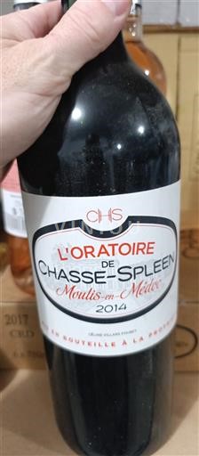 Bordeaux Moulis-en-Médoc Chasse-Spleen L'Oratoire de Chasse-Spleen 2014