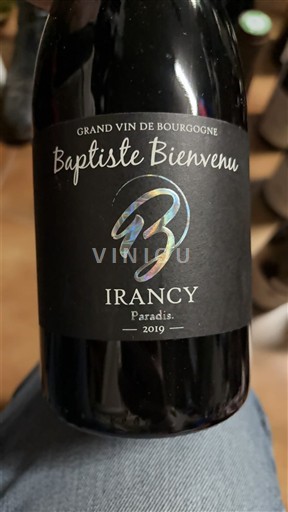 Bourgogne Irancy Baptiste Bienvenu Paradis 2019
