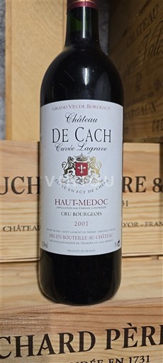 Bordeaux Haut-Médoc Cru Bourgeois Château Cach Lagrave 2001
