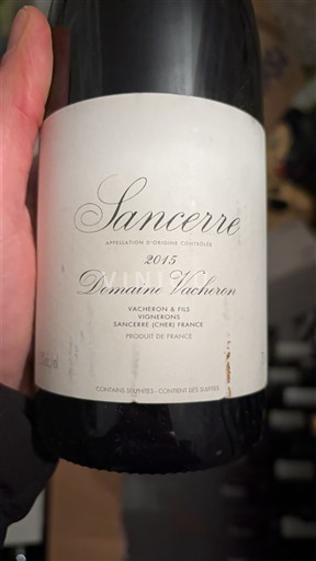 Valle del Loira Sancerre Domaine Vacheron 2015