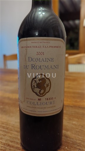 Roussillon Collioure Domaine Roumani 2001
