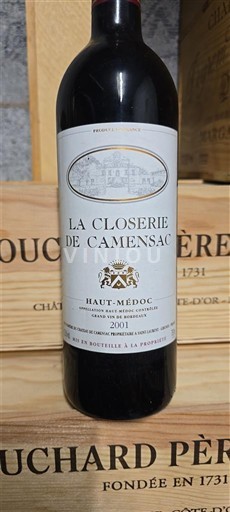 Bordeaux Haut-Médoc Château Camensac La Closerie de Camensac 2001