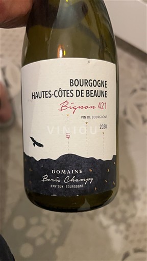 Bourgogne Hautes Côtes de Beaune Domaine Boris Champy Bignon 421 2020