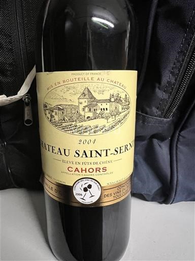 Sud-Ovest Cahors Château Saint-Sernin 2004