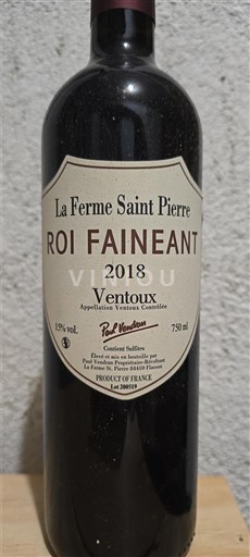 Rhônevallei Ventoux La Ferme Saint Pierre Roi Fainéant 2018