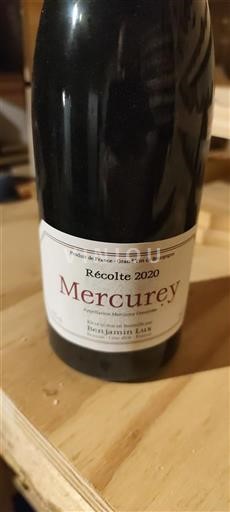 Borgoña Mercurey Benjamin Lar 2020