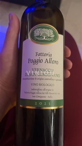 Toscana Vernaccia di San Gimignano Fattoria Poggio Alloro 2023