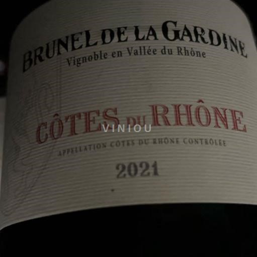 Thung lũng Rhône Côtes-du-rhône Brunel de la Gardine 2021