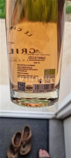 Languedoc và Roussillon Côtes de Thongue Domaine La Croix Belle Le Champ des Grillons 2024