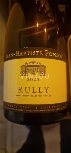 Bourgogne Rully Jean-Baptiste Ponsot 2023