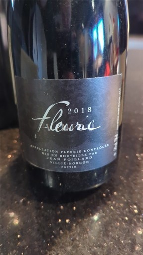 Beaujolais Fleurie Jean Foillard 2018