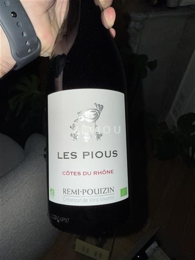 Rhônen laakso Côtes-du-rhône Rémi Pouizin Les Pious 2024