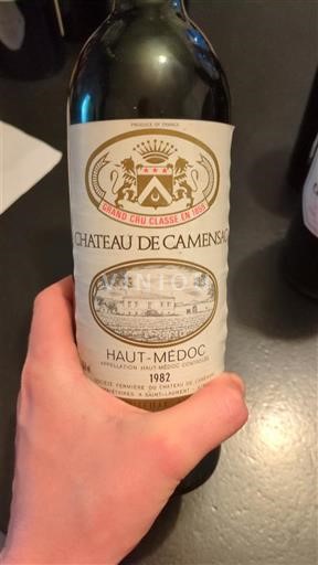 Bordeaux Haut-Médoc Grand Cru Château Camensac 1982