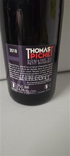 Loire-dalen Bourgueil Domaine Petit Bondieu 2018