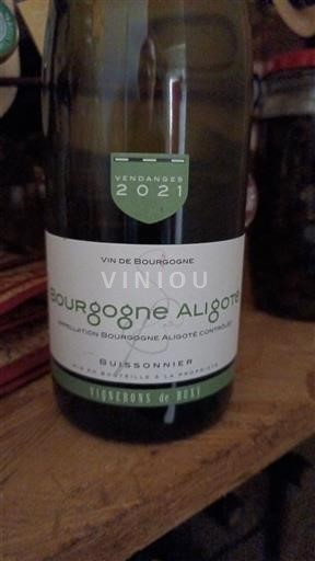 Burgundsko Bourgogne-aligoté Vignerons de Buxy Buissonnier 2021