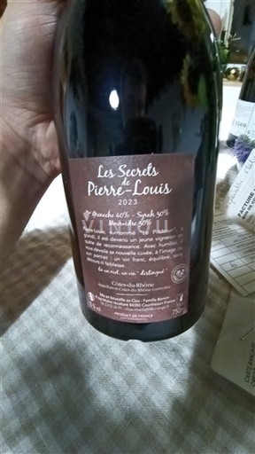 Thung lũng Rhône Côtes-du-rhône Clos Val Seille Les secrets de pierre louis 2023