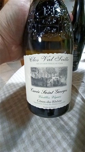 Thung lũng Rhône Côtes-du-rhône Clos Val Seille Saint Georges Vieilles Vignes Không niên vụ