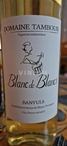 Roussillon Banyuls Domaine Tambour Blanc de Blancs 2024