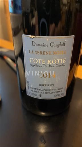 Valle del Rodano Côte-rôtie Domaine Gangloff La Serene Noire 2014