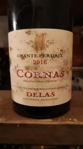 Rhône-dalen Cornas Delas Chante-Perdrix 2016