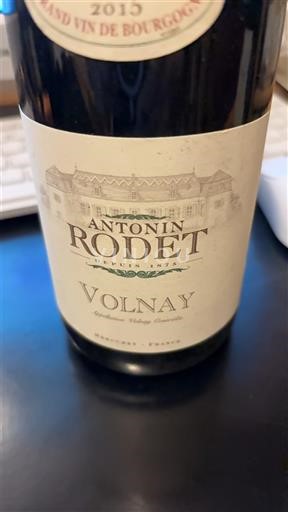 Burgundy Volnay Antonin Rodet 2015