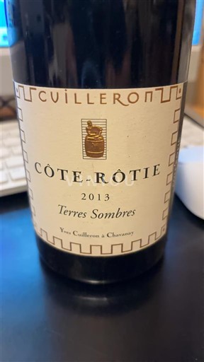 Rhônen laakso Côte-rôtie Yves Cuilleron Terres Sombres 2013