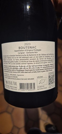 Linguadoca Corbières-Boutenac La Bouysse 2023