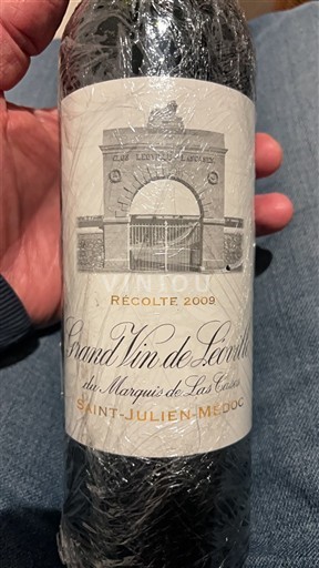 Bordeaux Saint-Julien Grand Cru Château Léoville Las Cases Grand Vin de Léoville du Marquis de Las Cases 2009