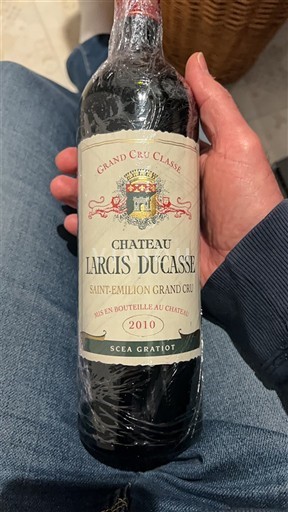 Bordeaux Saint-Émilion Grand Cru Grand Cru Classé Château Larcis Ducasse 2010