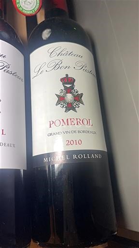 Bordeaux Pomerol Château Le Bon Pasteur 2010