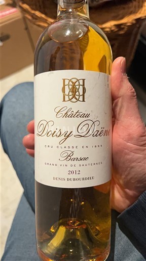 Bordeaux Barsac Grand Cru Château Doisy Daëne 2012