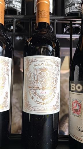 Бордо Пойяк Grand Cru Château Pichon Baron Baron de Pichon-Longueville 2018