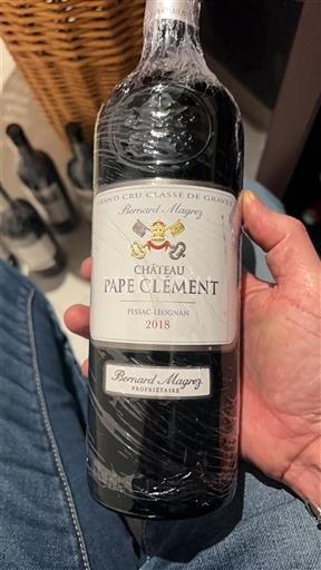 Bordeaux Pessac-Léognan Grand Cru Classé de Graves Château Pape Clément 2018